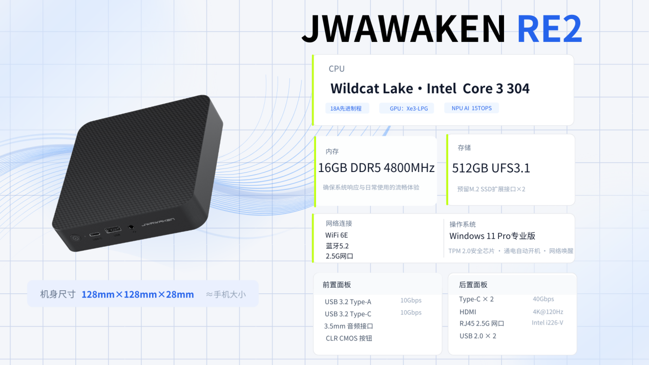 Among the First Wildcat Lake-Powered Mini PCs | 28mm Ultra-Slim Chassis Reimagines Entry-Level AI Systems